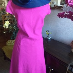 Solid Fuschia Dress